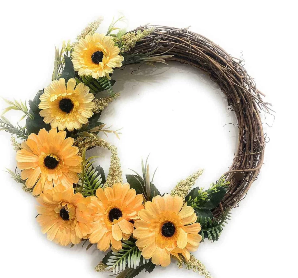Grassroot Galery Flower Wreath for Decoration Artificial Flowers for Home Decor_11zon (1)