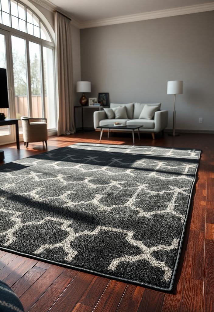 Black Rugs: Decorating Tips for a Stylish Home Stylish black rug decor ideas. Modern home interior featuring a black rug. Shop black rugs online.