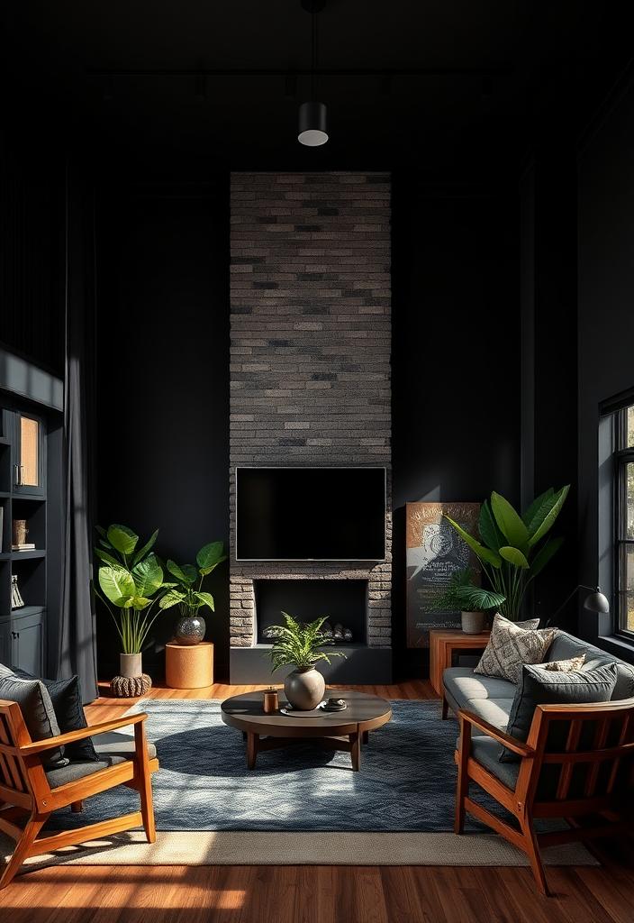 Cool Black Living Room Ideas: Designs & Decor Cool black living room design ideas. Modern black living room decor inspiration: furniture, accents, and paint colors.