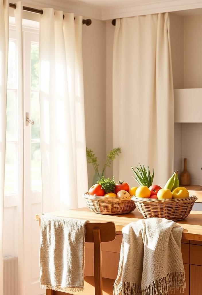 Cozy Kitchens: The Magic of Textured Fabrics Cozy kitchen header: Textured fabrics like linen & wool add warmth and style. Explore cozy kitchen design ideas!