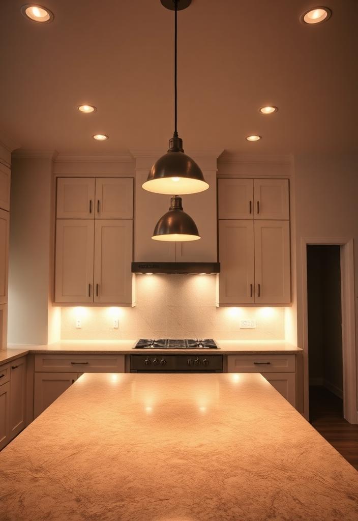 Kitchen Lighting Ideas: Brighten Your Space Kitchen lighting ideas header image. Brighten your kitchen with stylish pendant lights, recessed lighting, and under cabinet lights.