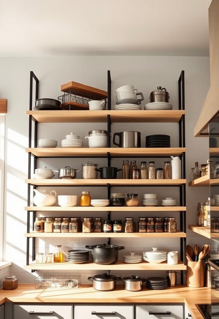 Kitchen Open Shelving Ideas: Style and Function Kitchen open shelving ideas: Stylish storage solutions. Display decor & essentials with functional open shelves in your kitchen.