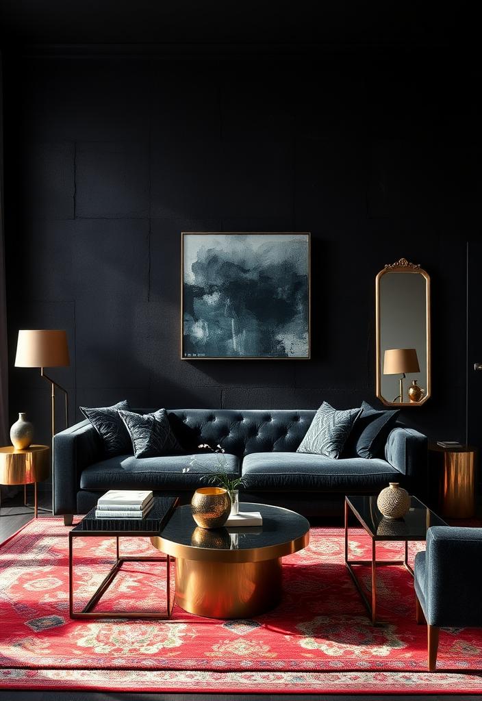 Luxury Black Living Room Designs & Decor Luxury black living room design ideas. Elegant decor & modern black living room inspiration for a sophisticated space.
