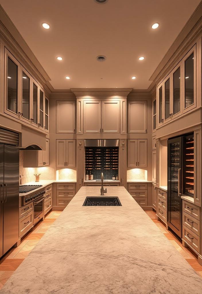 Luxury Kitchen Design: Create Your Dream Gourmet Space Luxury Kitchen Design: Gourmet space with custom cabinetry, marble countertops, & high-end appliances. Inspire your dream kitchen!