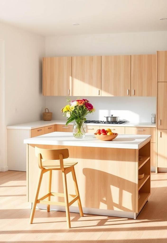 Scandinavian Kitchen Island: Function & Style Scandinavian kitchen island: minimalist design, natural wood, enhances function and style. Nordic kitchen focal point.