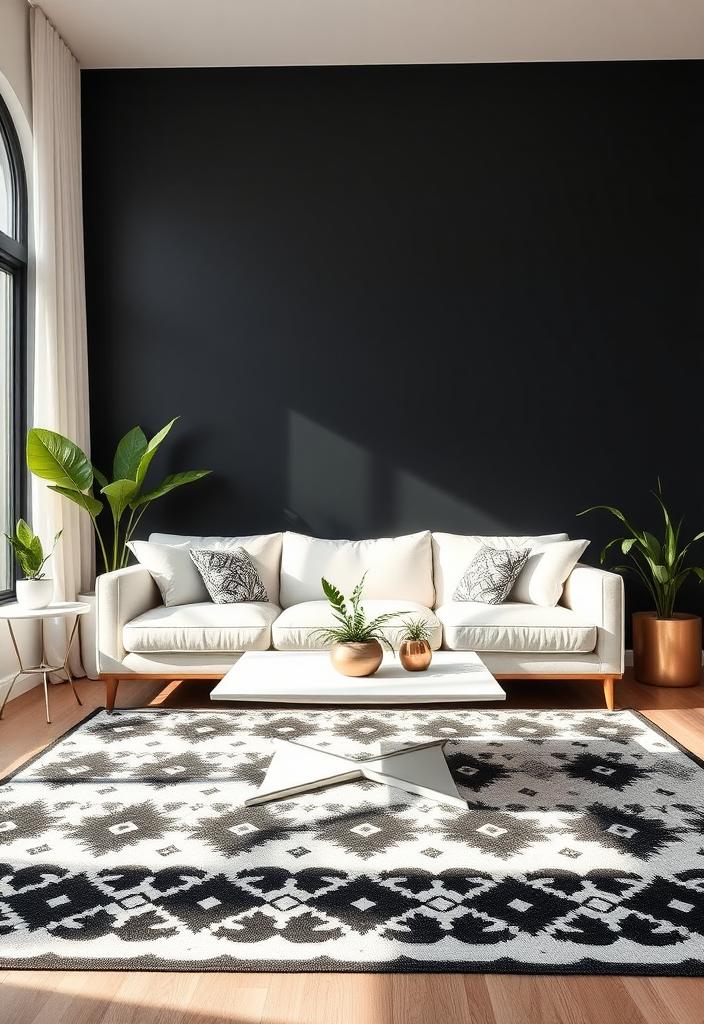 Stunning Black and White Living Room Decor Ideas Black and white living room decor ideas: Modern, minimalist interior design with contrasting furniture & stylish accents.