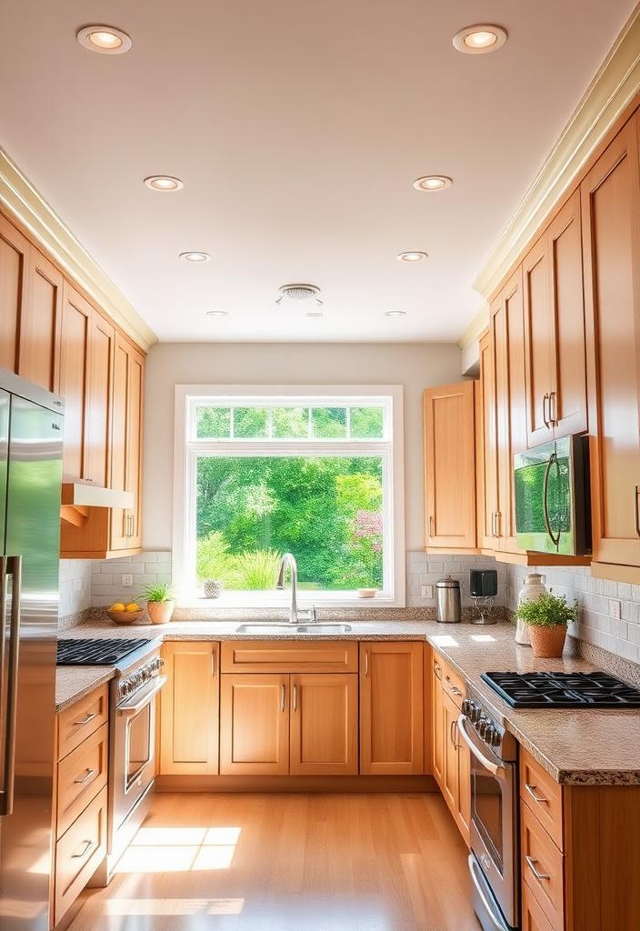 U-Shaped Kitchen Design: Maximize Space & Efficiency U-shaped kitchen design: Smart layout maximizing space & efficiency. Ideal for small kitchens. Modern kitchen remodel idea.