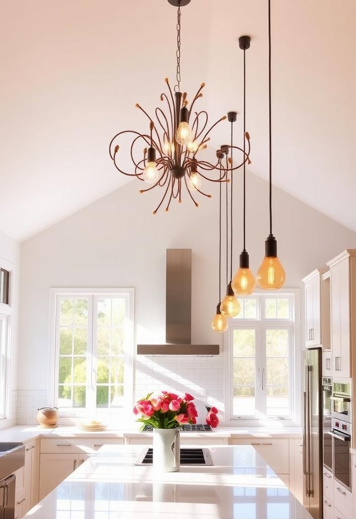 Unique Kitchen Lighting: Artistic Fixture Ideas Unique kitchen lighting ideas: Artistic fixtures adding style. Explore creative & modern designs for illuminating your kitchen space.