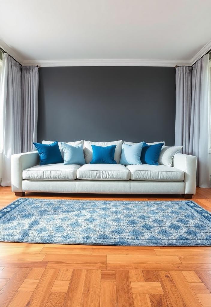 Blue and Gray Living Room Ideas: Design Inspiration Blue and gray living room design ideas. Stylish interior inspiration for a calming and modern living space.