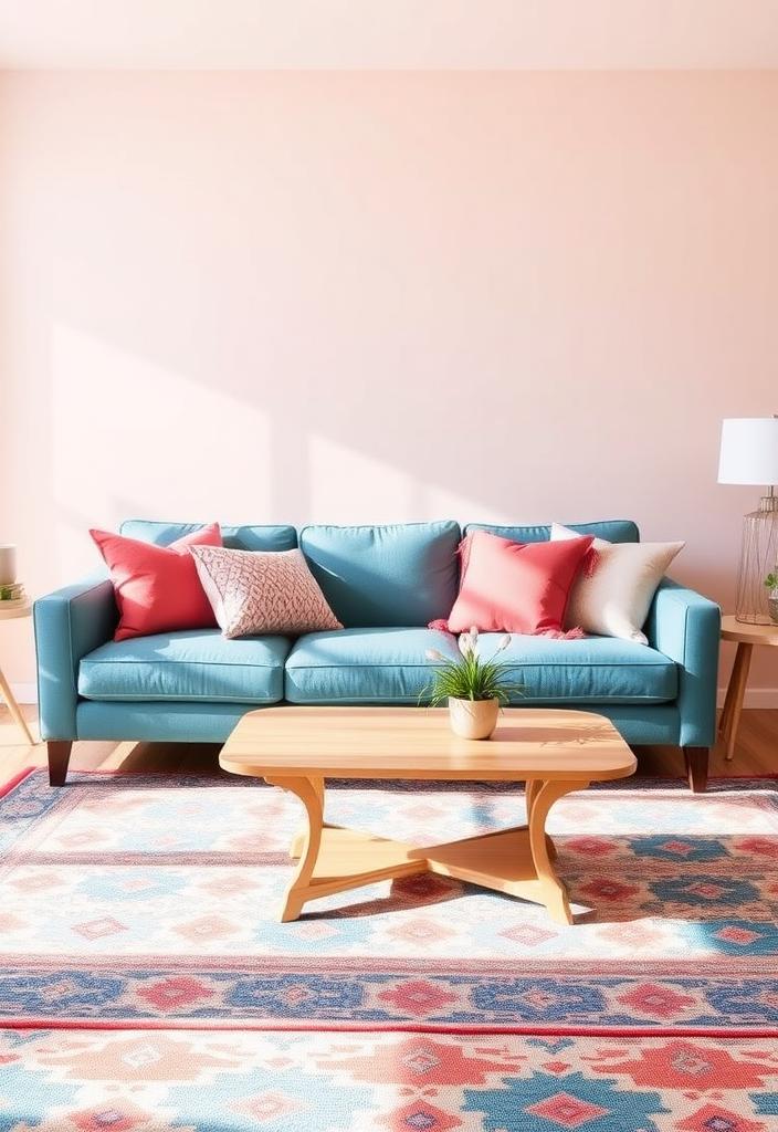 Blue and Pink Living Room Ideas: Decor Inspiration Blue and pink living room decor ideas. Inspiring design with calming colors for a stylish and modern living space.
