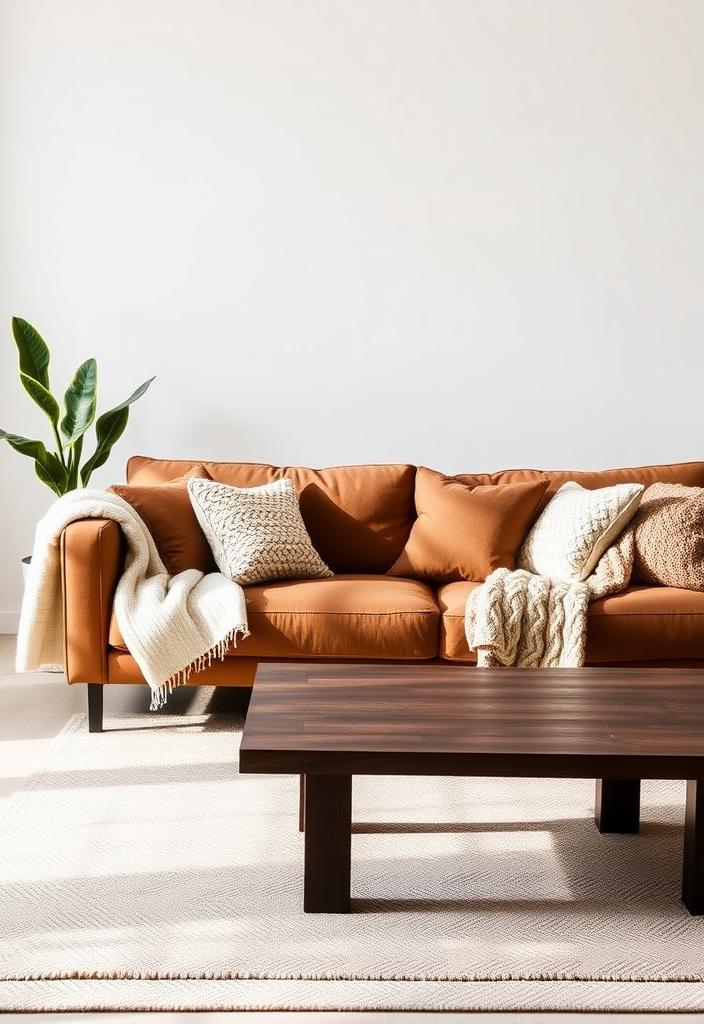 Brown Sofa Living Room Decor Ideas Brown Sofa Living Room Decor Ideas: Stylish living room with brown couch, accent pillows, rugs, and modern decor inspiration.