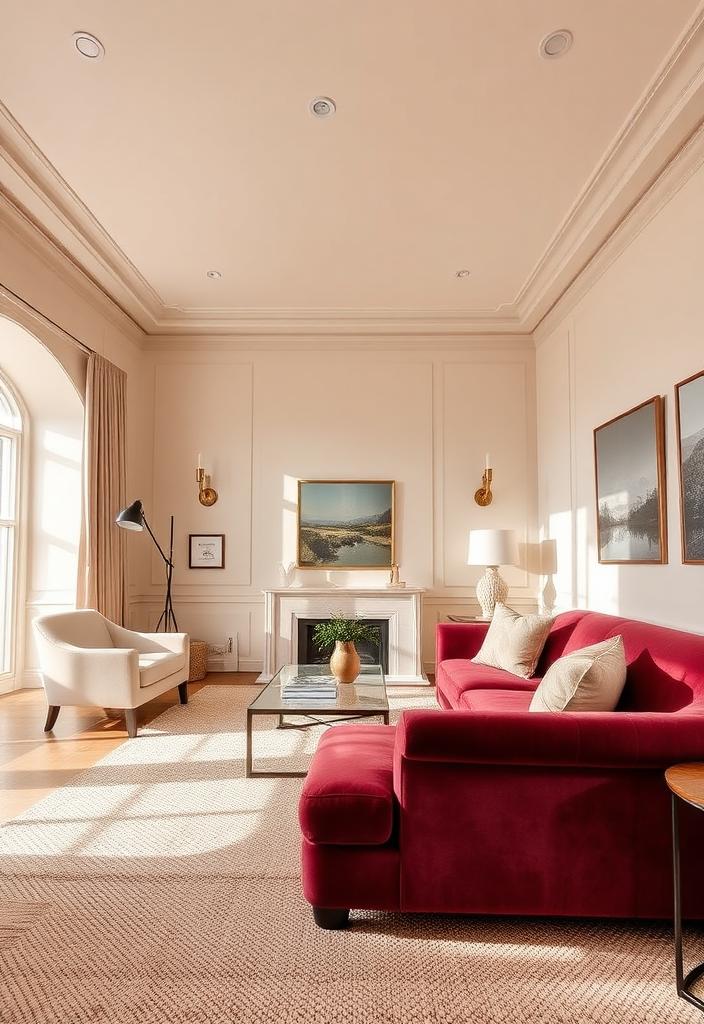 Burgundy and Cream Color Palettes for Your Home Burgundy and cream color palette ideas for home decor. Elegant interior design inspiration with warm, inviting tones.