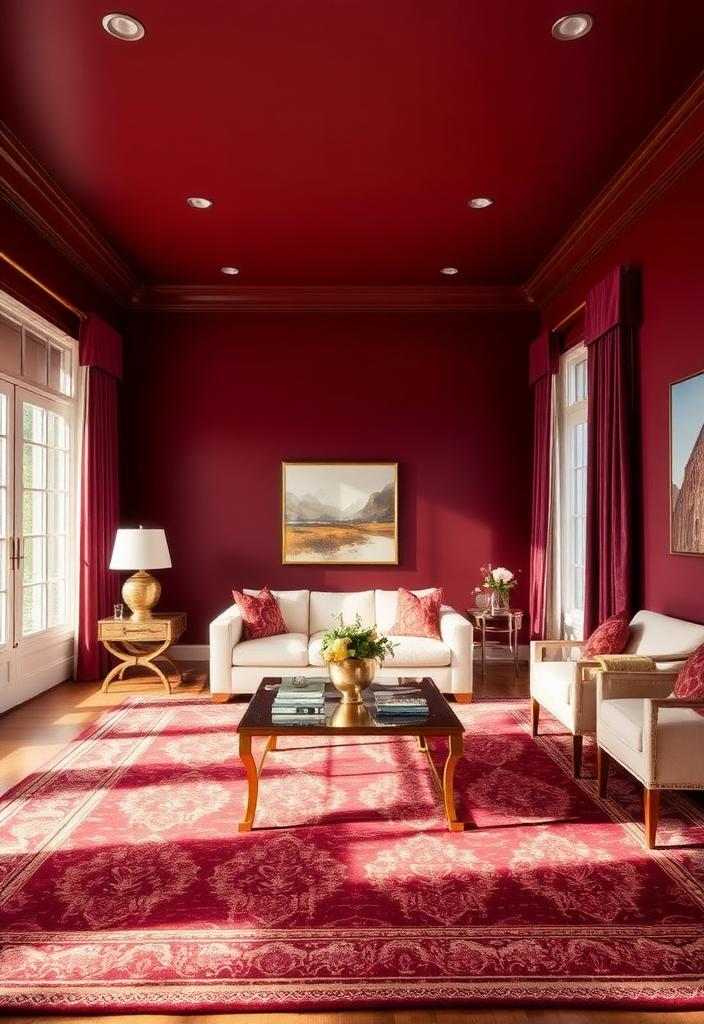 Burgundy and Gold Decor: Rich Color Palettes for Your Home Burgundy and gold home decor. Rich color palette ideas for interior design featuring elegant burgundy and gold accents.