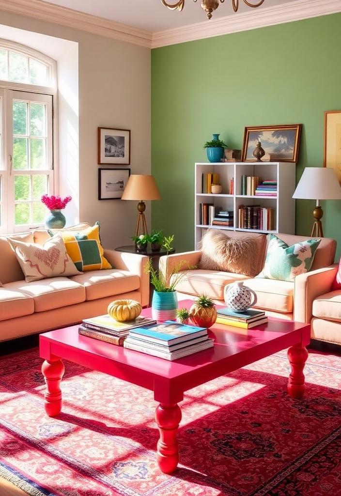 Colorful Coffee Table Ideas for a Stylish Living Room Colorful coffee table ideas: Stylish living room furniture inspiration. Modern & eclectic designs to elevate your home decor.