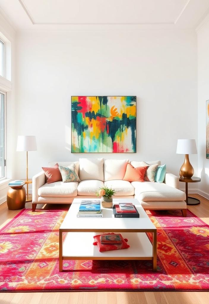Colorful Living Room Decor: Art & Design Ideas Colorful living room decor ideas: Vibrant art, modern furniture & design inspiration for a lively, stylish space.