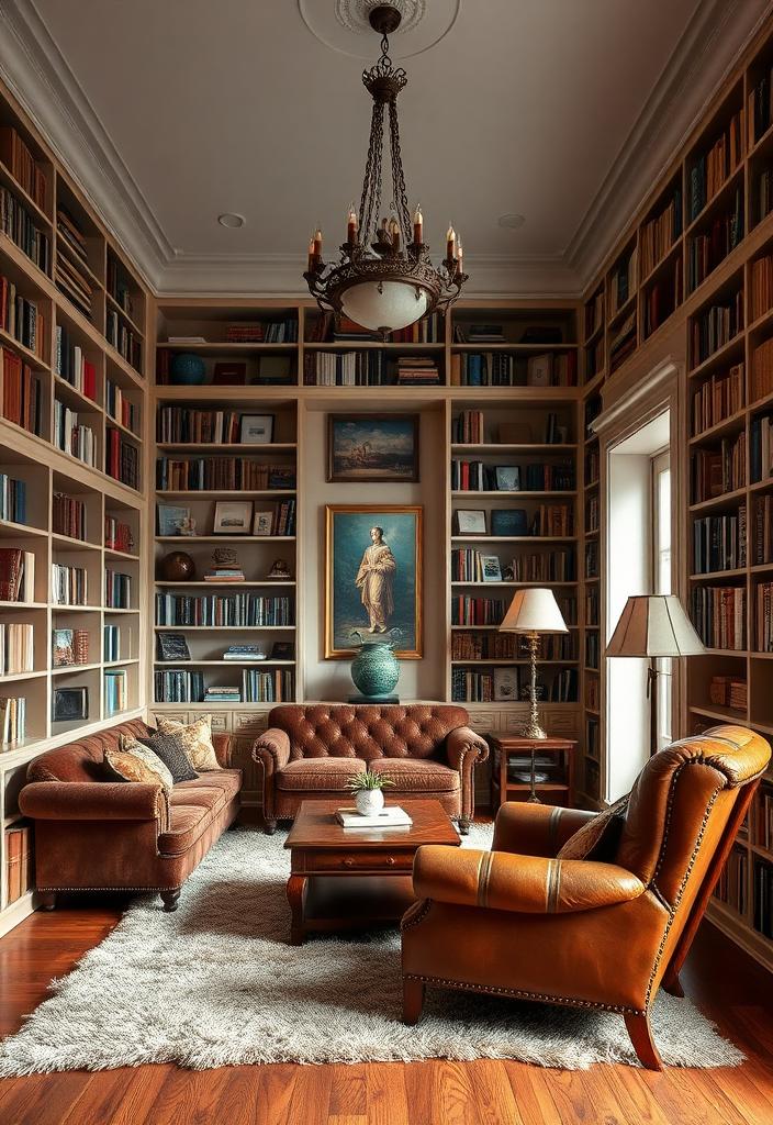 Cozy Home Library Ideas: Designing Your Reading Nook Cozy home library ideas. Reading nook design with bookshelves, armchair, & warm lighting. Create your dream reading space.