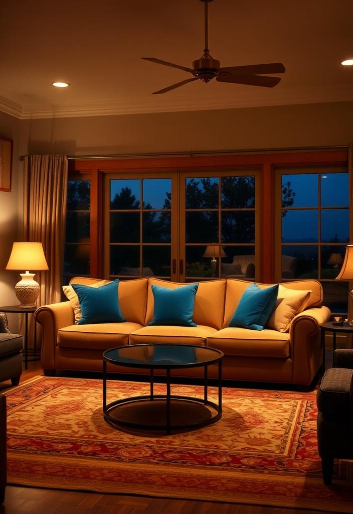 Cozy Home Lighting Ideas: Create a Warm Ambiance Cozy home lighting ideas. Warm ambiance with soft, inviting light. Interior design inspiration for a relaxing and comfortable home.