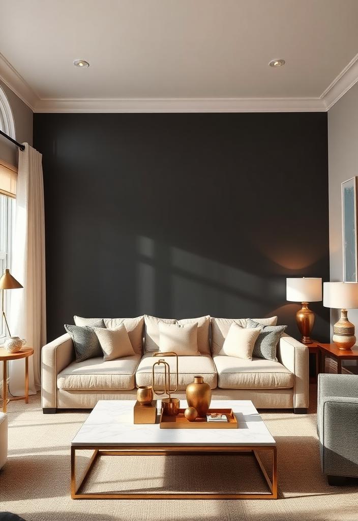 Cozy Living Room Designs: Embracing Dark Interior Colors Dark & cozy living room design. Deep hues create an inviting, stylish interior. Explore dark color schemes for your living space!