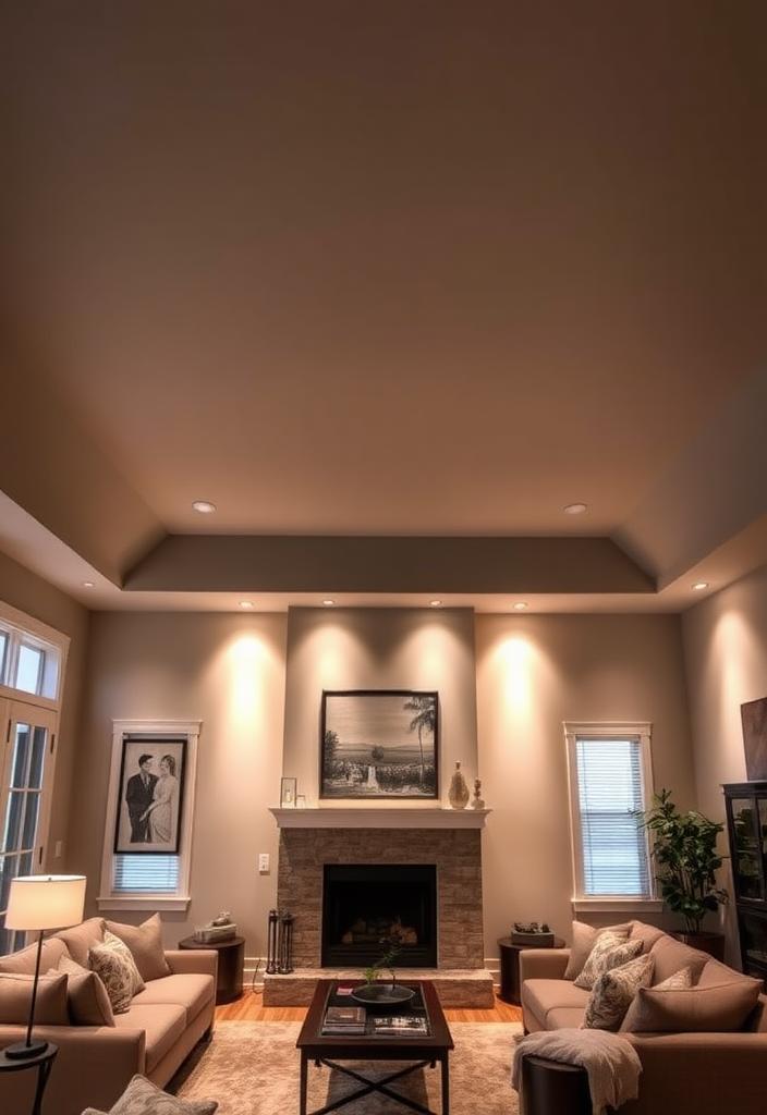 Cozy Room Design: Warm Ceiling Color Ideas Cozy room design idea: Warm ceiling paint color for a relaxing atmosphere. Explore warm-toned ceiling hues for inviting interiors.