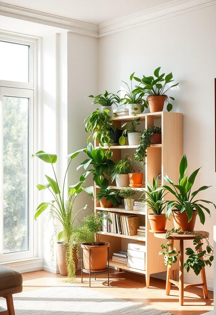 Easy Home Decor: Adding Plants for a Fresh Look Easy home decor with plants. Green houseplants add a fresh, natural touch to interior design. Simple plant decor ideas.
