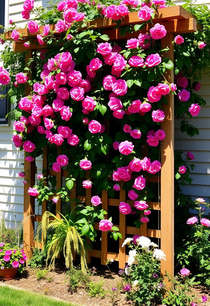 Front Yard Trellis Ideas: Vertical Garden Design Front yard trellis ideas: Vertical garden design for curb appeal. Grow climbing plants, flowers, & vegetables on a stylish trellis.