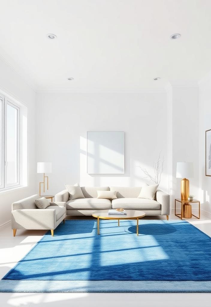 Modern Living Room Ideas: Mastering Blue and Gray Decor Blue and gray living room ideas. Modern decor with stylish furniture and calming color palette for interior design inspiration.