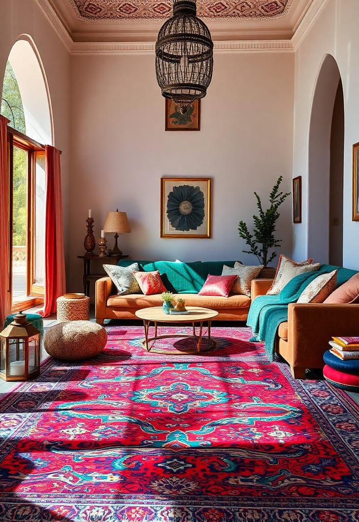 Moroccan Living Room Ideas: Bring Exotic Flair Home Moroccan Living Room Design: Exotic interior with colorful textiles, intricate patterns, & cozy seating. Bring Moroccan flair home!