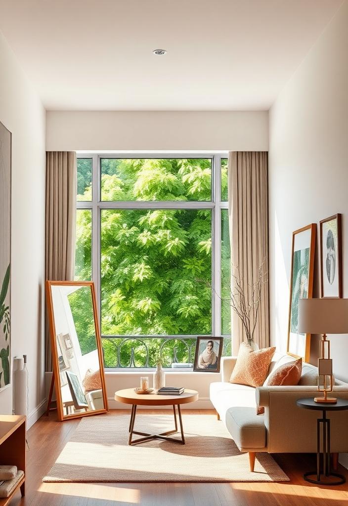 Small Living Room Design: Mirrors for Space and Style Small living room design: Mirrors create the illusion of space & add style. Reflective decor ideas for maximizing compact living areas.