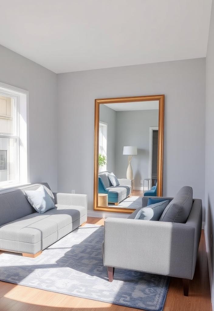 Small Living Room Ideas: Blue and Gray Decor Blue and gray small living room decor ideas. Stylish & cozy interior design inspiration with modern furniture and accents.