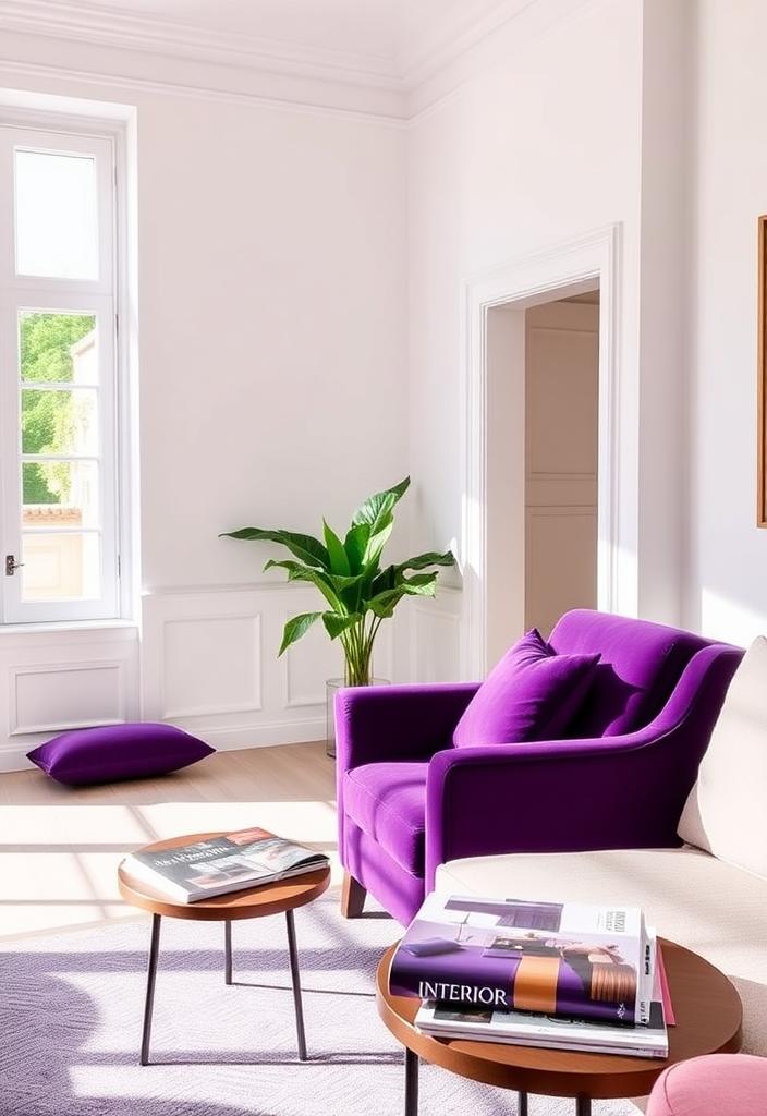 Stylish Purple Furniture for Your Living Room Stylish purple living room furniture. Explore purple sofas, chairs, and decor to create a modern and inviting space.